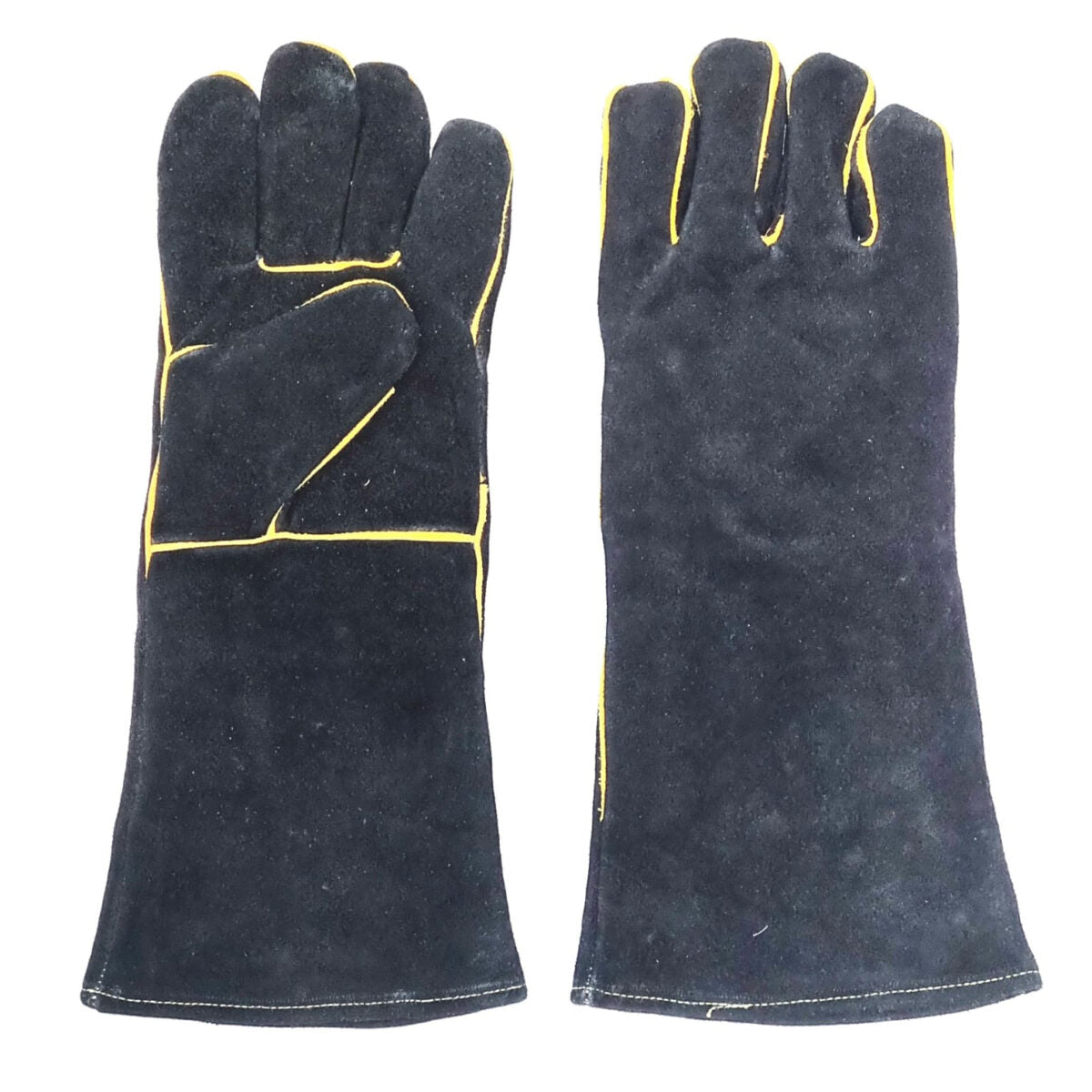 PANTHER 16” WLD-1-BLK Leather Gloves - Cow Split Leather